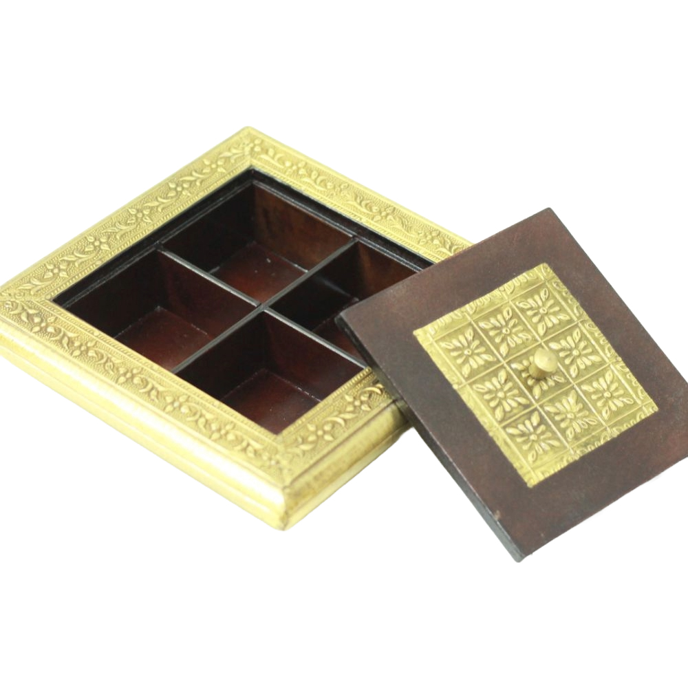 Handcrafted Dry Fruits Square Box Size 8X8 inches